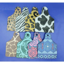 Load image into Gallery viewer, Cow Ear Tag Inserts - Silicone Freshie Mold