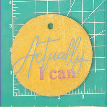 Load image into Gallery viewer, 3.5" Circle Inserts - Quotes and Sayings - Silicone Freshie Mold