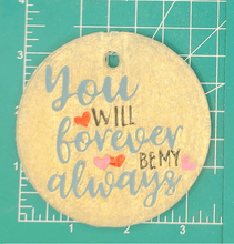 Load image into Gallery viewer, 3.5" Circle Inserts - Quotes and Sayings - Silicone Freshie Mold
