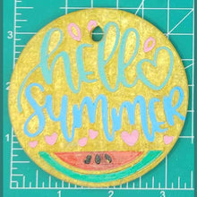 Load image into Gallery viewer, 3.5" Circle Inserts - Holidays and Seasons - Silicone Freshie Mold