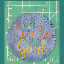 Load image into Gallery viewer, 3.5" Circle Inserts - Christmas - Silicone Freshie Mold