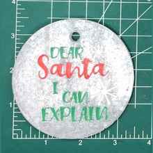 Load image into Gallery viewer, 3.5" Circle Inserts - Christmas - Silicone Freshie Mold
