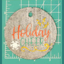 Load image into Gallery viewer, 3.5" Circle Inserts - Christmas - Silicone Freshie Mold