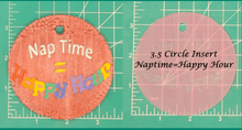 Load image into Gallery viewer, 3.5" Circle Inserts - Quotes and Sayings - Silicone Freshie Mold
