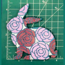 Load image into Gallery viewer, Easter Bunny Side Profile Inserts - Silicone Freshie Mold