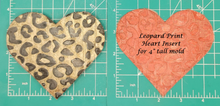 Load image into Gallery viewer, 4" Heart Inserts - Silicone Freshie Molds
