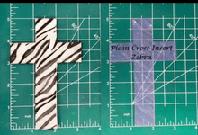 Load image into Gallery viewer, Cross Inserts - Silicone Freshie Mold