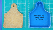 Load image into Gallery viewer, Cow Ear Tag - Silicone Freshie Mold
