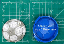 Load image into Gallery viewer, 3.5" Sports Ball Tray - Silicone Freshie Mold