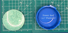 Load image into Gallery viewer, 3.5" Sports Ball Tray - Silicone Freshie Mold