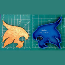 Load image into Gallery viewer, Bobcat Cougar Panther Wildcat Bearcat School Mascot - Silicone Freshie Mold