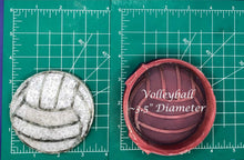 Load image into Gallery viewer, 3.5" Sports Ball Tray - Silicone Freshie Mold