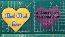 Load image into Gallery viewer, 4" Heart Inserts - Silicone Freshie Molds