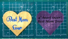 Load image into Gallery viewer, 4" Heart Inserts - Silicone Freshie Molds