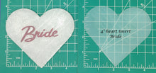 Load image into Gallery viewer, 4" Heart Inserts - Silicone Freshie Molds