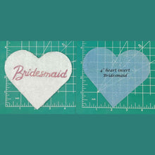 Load image into Gallery viewer, 4" Heart Inserts - Silicone Freshie Molds