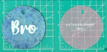 Load image into Gallery viewer, Family Name Inserts for 3.5" Circle molds - Silicone Freshie Mold