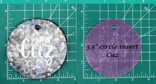 Load image into Gallery viewer, Family Name Inserts for 3.5" Circle molds - Silicone Freshie Mold