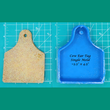Load image into Gallery viewer, Cow Ear Tag - Silicone Freshie Mold