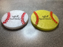 Load image into Gallery viewer, Baseball or Softball - Silicone freshie mold