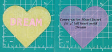 Load image into Gallery viewer, 4" Heart Inserts - Silicone Freshie Molds