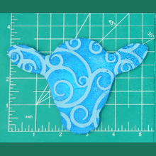 Load image into Gallery viewer, Cow Head Inserts - Silicone Freshie Mold