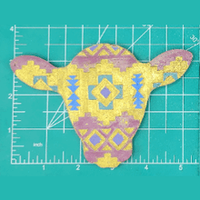 Load image into Gallery viewer, Cow Head Inserts - Silicone Freshie Mold