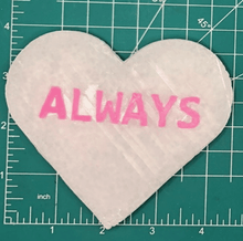 Load image into Gallery viewer, 4" Heart Inserts - Silicone Freshie Molds