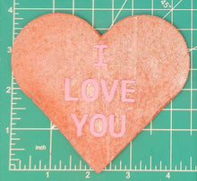Load image into Gallery viewer, 4" Heart Inserts - Silicone Freshie Molds