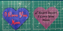 Load image into Gallery viewer, 4" Heart Inserts - Silicone Freshie Molds