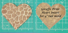 Load image into Gallery viewer, 4" Heart Inserts - Silicone Freshie Molds