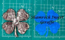 Load image into Gallery viewer, 4 Leaf Clover or Shamrock Inserts - Silicone Freshie Mold