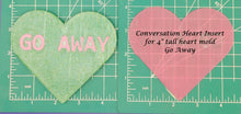 Load image into Gallery viewer, 4" Heart Inserts - Silicone Freshie Molds