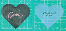 Load image into Gallery viewer, 4" Heart Inserts - Silicone Freshie Molds
