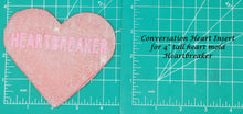 Load image into Gallery viewer, 4" Heart Inserts - Silicone Freshie Molds