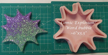 Load image into Gallery viewer, Comic Explosion/Word Bubble - Silicone Freshie Mold