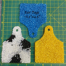 Load image into Gallery viewer, Cow Ear Tag - Silicone Freshie Mold