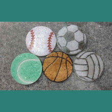 Load image into Gallery viewer, 3.5" Sports Ball Tray - Silicone Freshie Mold