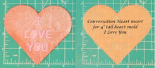 Load image into Gallery viewer, 4" Heart Inserts - Silicone Freshie Molds