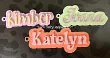 Load image into Gallery viewer, Custom Acrylic Keychain or Bag Tag