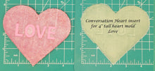 Load image into Gallery viewer, 4" Heart Inserts - Silicone Freshie Molds