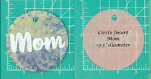 Load image into Gallery viewer, Family Name Inserts for 3.5" Circle molds - Silicone Freshie Mold