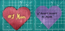 Load image into Gallery viewer, 4" Heart Inserts - Silicone Freshie Molds