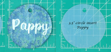 Load image into Gallery viewer, Family Name Inserts for 3.5" Circle molds - Silicone Freshie Mold