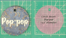 Load image into Gallery viewer, Family Name Inserts for 3.5" Circle molds - Silicone Freshie Mold
