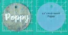 Load image into Gallery viewer, Family Name Inserts for 3.5" Circle molds - Silicone Freshie Mold