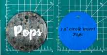 Load image into Gallery viewer, Family Name Inserts for 3.5" Circle molds - Silicone Freshie Mold