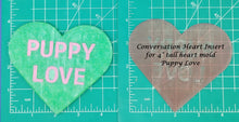 Load image into Gallery viewer, 4" Heart Inserts - Silicone Freshie Molds