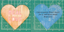 Load image into Gallery viewer, 4" Heart Inserts - Silicone Freshie Molds