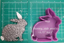 Load image into Gallery viewer, Easter Bunny Side Profile Inserts - Silicone Freshie Mold